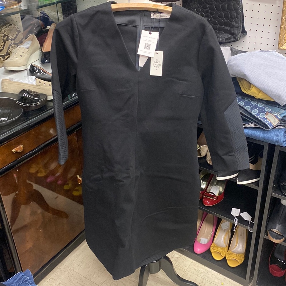 NWT - Dorothee Schumacher Black Total Devotion Dress - Sz 4